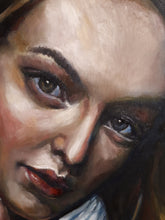 Load image into Gallery viewer, Original Oil Painting, Woman Portrait, 20x20x1.5 inch, 210210
