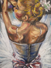 Load image into Gallery viewer, original Oil Painting, Ballet Girl, 16&quot;x12&quot;, 1806044
