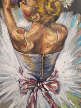 Load image into Gallery viewer, original Oil Painting, Ballet Girl, 16&quot;x12&quot;, 1806044
