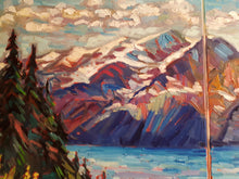 Load image into Gallery viewer, Original Oil Painting, Summer Whistler BC Canada, Two 24.5x31.5 Canvas, Total 31.5x49.2x1.5 inch, 210219
