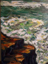 Load image into Gallery viewer, Original Oil Painting, Edge of West Coast, 24.5x31.5 inch, 210210
