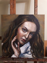 Load image into Gallery viewer, Original Oil Painting, Woman Portrait, 20x20x1.5 inch, 210210
