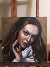 Load image into Gallery viewer, Original Oil Painting, Woman Portrait, 20x20x1.5 inch, 210210
